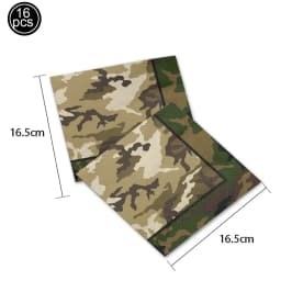 Army Birthday Party Decor Camo Cake Toppers Camouflage Tank Plane Cupcake Topper Birthday Soldier Military Party Supplies