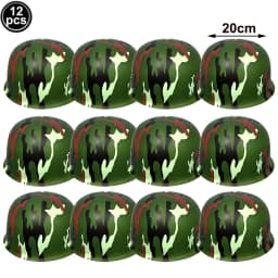 Army Birthday Party Decor Camo Cake Toppers Camouflage Tank Plane Cupcake Topper Birthday Soldier Military Party Supplies