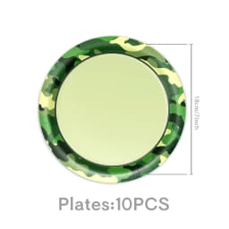 Army Birthday Party Decor Camo Cake Toppers Camouflage Tank Plane Cupcake Topper Birthday Soldier Military Party Supplies
