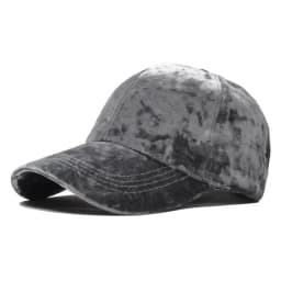 New Gold Velvet Baseball Cap Unisex Autumn and Winter Fashion Casual Curved Brim Hat Hip-hop Cap Bob