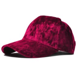 New Gold Velvet Baseball Cap Unisex Autumn and Winter Fashion Casual Curved Brim Hat Hip-hop Cap Bob