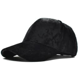 New Gold Velvet Baseball Cap Unisex Autumn and Winter Fashion Casual Curved Brim Hat Hip-hop Cap Bob