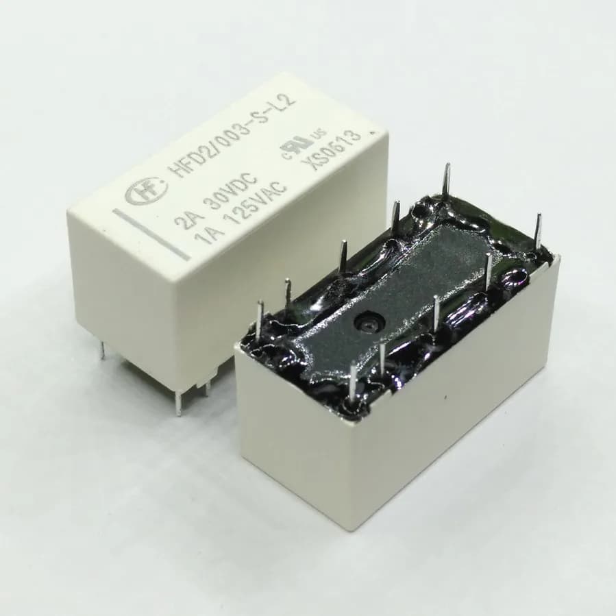 10PCS/lot  100%Original NEW Relay HFD2-012-M-L2  12VDC  HFD2-005-M-L2  5VDC   HFD2-024-M-L2 24VDC  HFD2 012 M L2 12V 10PIN 2A