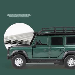 1:32 Range Rover Defender Alloy Car Model Diecast & Toy Metal Off-Road Vehicles Car Model Simulation Sound Light Childrens Gifts