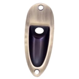Metal Input Jack Socket Plate With Screws For ST Style Electric Guitar Chrome/Black/Gold/Bronze/Red Copper Guitar Accessories