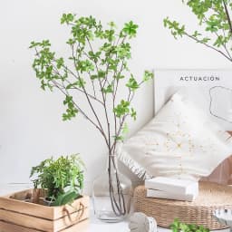 Artificial Green Leaves Branch Real Touch Enkianthus Perulatus Home Decoration New Green Plant Decor Andromeda INS