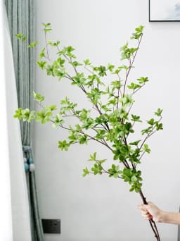 Artificial Green Leaves Branch Real Touch Enkianthus Perulatus Home Decoration New Green Plant Decor Andromeda INS