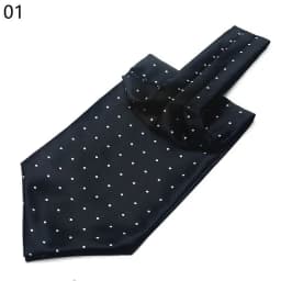 Men Vintage Polka Dot Wedding Formal Cravat Ascot Self British Style Gentleman Polyester Silk Paisley Neck Tie Suit Wedding