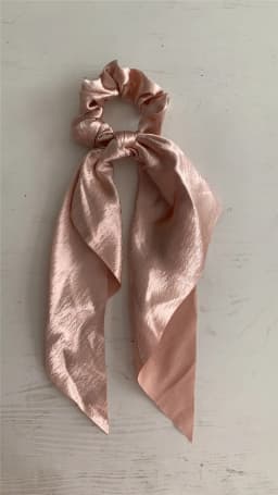 Shiny Silk Long Ribbon Scrunchies Elastic Hair Bands Women Girls Bow Knot Scraf Ponytail Holder Hair Ties Hair Accessories