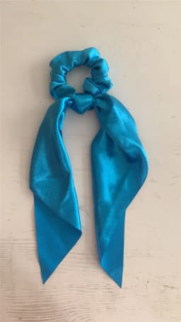 Shiny Silk Long Ribbon Scrunchies Elastic Hair Bands Women Girls Bow Knot Scraf Ponytail Holder Hair Ties Hair Accessories