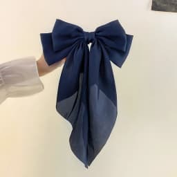 Shiny Silk Long Ribbon Scrunchies Elastic Hair Bands Women Girls Bow Knot Scraf Ponytail Holder Hair Ties Hair Accessories