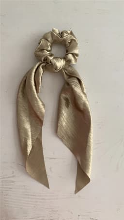 Shiny Silk Long Ribbon Scrunchies Elastic Hair Bands Women Girls Bow Knot Scraf Ponytail Holder Hair Ties Hair Accessories