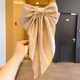 Shiny Silk Long Ribbon Scrunchies Elastic Hair Bands Women Girls Bow Knot Scraf Ponytail Holder Hair Ties Hair Accessories