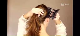 Vintage Magic Hair Comb Women Elastic Beads Hair Accessories Bun Holder Hair Clips Claw Comb-Stay Stretchy Headwear Hair Styling