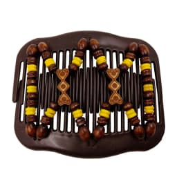 Vintage Magic Hair Comb Women Elastic Beads Hair Accessories Bun Holder Hair Clips Claw Comb-Stay Stretchy Headwear Hair Styling