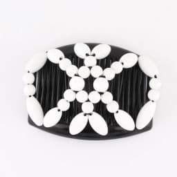 Vintage Magic Hair Comb Women Elastic Beads Hair Accessories Bun Holder Hair Clips Claw Comb-Stay Stretchy Headwear Hair Styling