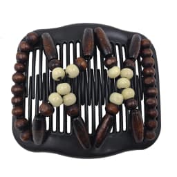 Vintage Magic Hair Comb Women Elastic Beads Hair Accessories Bun Holder Hair Clips Claw Comb-Stay Stretchy Headwear Hair Styling