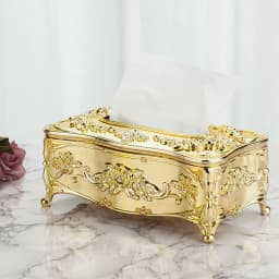 European style hotel desktop living room dining room home decoration tissue box acrylic waterproof toilet dustproof tissue holde