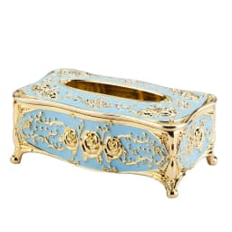 European style hotel desktop living room dining room home decoration tissue box acrylic waterproof toilet dustproof tissue holde