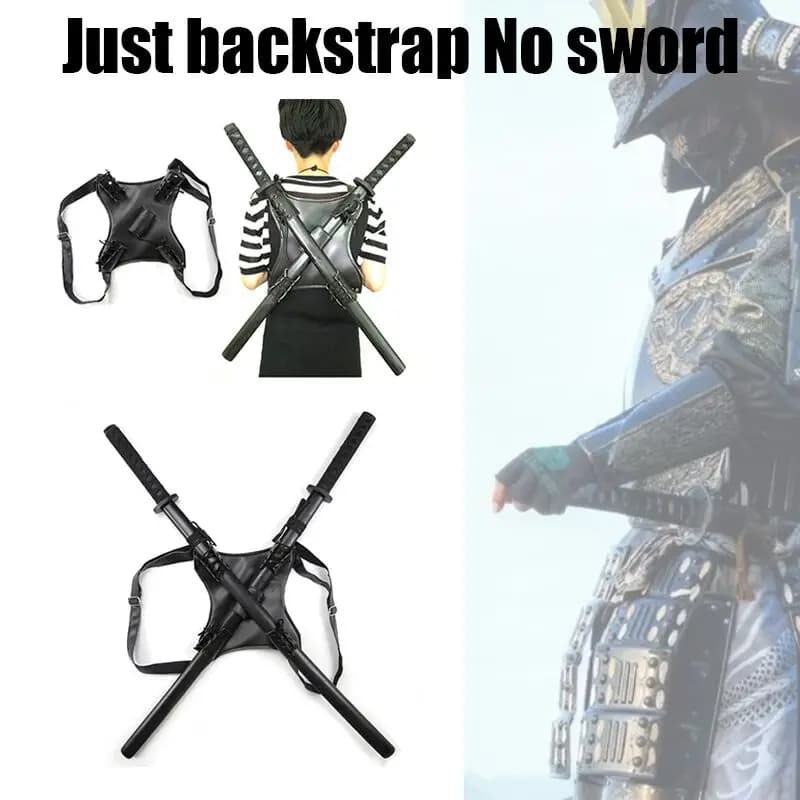 Movie Anime Cosplay Weapon Props Specialized Sword Shoulder Straps Deadpool Cosplay Accessories Sword Backstrap Adjustable