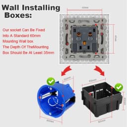 Nywp French standard plug, glass wallboard, French power supply, 16a 220V grounding socket, child protection door