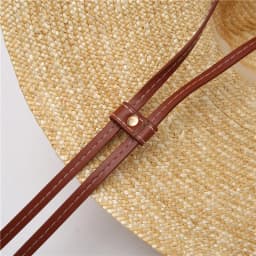 Summer Women's Big Ribbon Sun Hat Style Vintage Design Wide Side Straw Hat Solid Color Anti-UV Holiday Beach Hat