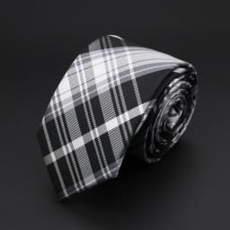 30 Styles Men's Jacquard Striped Solid Color Necktie 6cm Slim Narrow Suit Shirt Accessory Daily Wear Cravat Wedding Party Gift