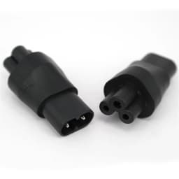 IEC 320 C5 to C8 adapter, IEC 320 C8 to C5 C6 TO C7 ,2-Pin C7 Para EC 3Pin Female to 2Pin Male female power adapter AC Converter