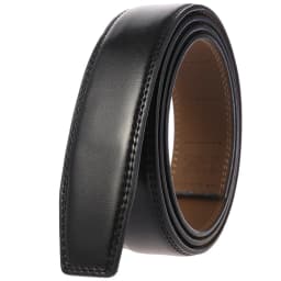 3.5cm New Luxury No Buckle Belt Brand Belt Men High Quality Male Genuine Real Leather Strap ForJeans Men's Belt Designer