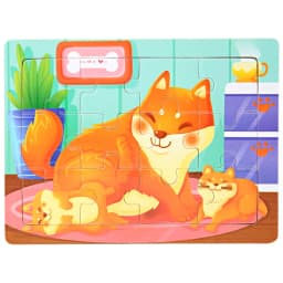 Montessori Wooden Toys for Children Cartoon Animal Jigsaw 3D Puzzle Board Game Educational Toys For Children Gifts