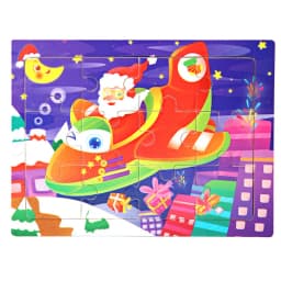 Montessori Wooden Toys for Children Cartoon Animal Jigsaw 3D Puzzle Board Game Educational Toys For Children Gifts