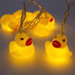 Yellow Duck LED String Lights for Party Decoration