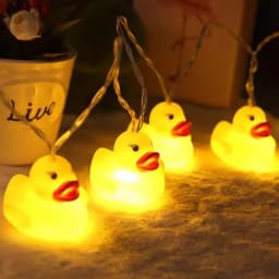 Yellow Duck LED String Lights for Party Decoration