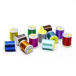Royal Sissi 140 Yards/Spool 0.2mm Metallic Tinsel Thread 12 Optional Colors Micro Rod Wrapping Repairing Line Jig Hook Binding