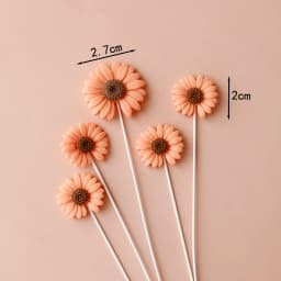 Forest Style Little Daisy Cute Girl Happy Birthday Cake Toppers Cake Decorating Party Decorations For Baking Lovely Gifts