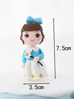 Forest Style Little Daisy Cute Girl Happy Birthday Cake Toppers Cake Decorating Party Decorations For Baking Lovely Gifts