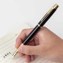 High Quality Retro Style Metal 0.5mm Fine Nib Business Pen School Office Student Stationery Supplies Fountain Pen New Ink Pen