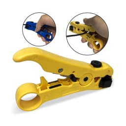 Automatic Stripping Pliers Universal Coaxial Cable Wire Stripper Wire Cable Tools Stripping Crimping Tools With Hexagon Wrench