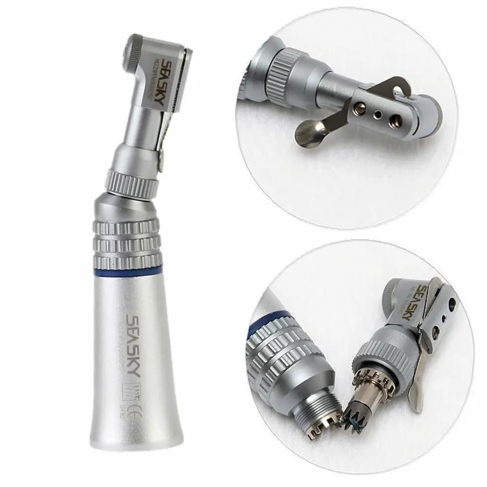 NSK Style Dental Low Slow Speed Contra Angle Handpiece Latch E-Type For Air Motor