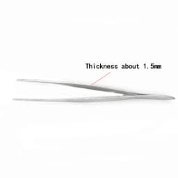 5PCS Straight/Elbow 10cm Stainless Steel Tweezers Tip Can Be Used For Laboratory Teaching Clips Practice Small Tweezers