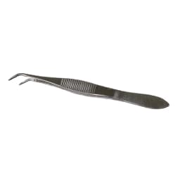 5PCS Straight/Elbow 10cm Stainless Steel Tweezers Tip Can Be Used For Laboratory Teaching Clips Practice Small Tweezers