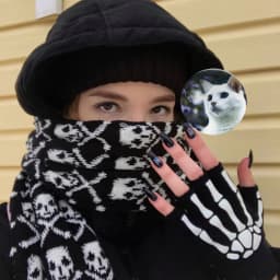 Halloween Skull Scarf Women Men Knitted Winter Warm Scarves Black White Gothic Pashmina Shawls Wrap Scarf for Halloween