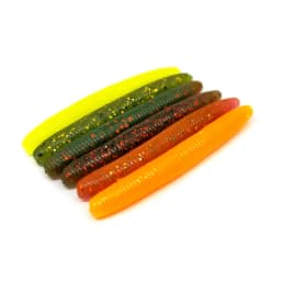 OUTKIT 20pcs Fishing Soft Lures 5cm 1.36g Artificial Worm Baits Silicone Fishing Lures Crankbait Fishing Bass Tackle