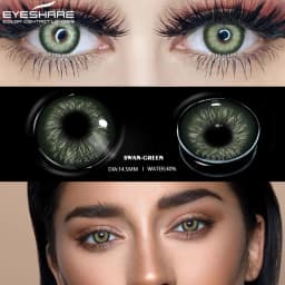 EYESHARE 1 pair Natural Colored Contact Lenses For Eye Swan Blue Eyes Color Lens Beauty Yearly Cosmetic Gray Contacts Lenses