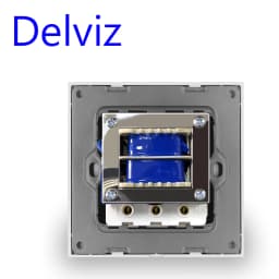 Delviz Bathroom Beard Knife Socket, Beard Shaving Charge Outlet, UK Standard Wall Panel, 115V 240V, Luxury Hotels Shaver Socket