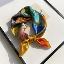 2026 plaid brand women scarf summer 100% silk scarves shawls lady wraps soft pashimina female Echarpe beach stole bandana