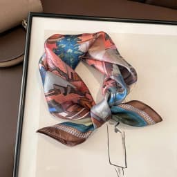 2026 plaid brand women scarf summer 100% silk scarves shawls lady wraps soft pashimina female Echarpe beach stole bandana