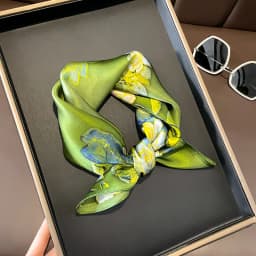 2026 plaid brand women scarf summer 100% silk scarves shawls lady wraps soft pashimina female Echarpe beach stole bandana