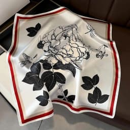 2026 plaid brand women scarf summer 100% silk scarves shawls lady wraps soft pashimina female Echarpe beach stole bandana