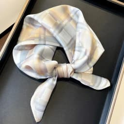 2026 plaid brand women scarf summer 100% silk scarves shawls lady wraps soft pashimina female Echarpe beach stole bandana